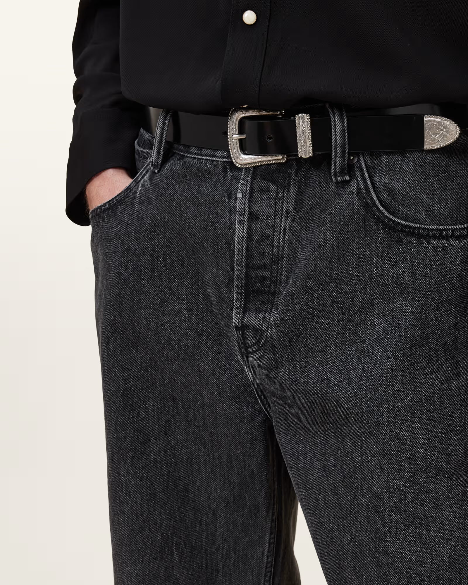 Chuck Leather Western Belt